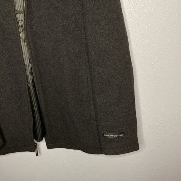 Liz Claiborne Italian Wool Blend Classic Zip Up Jacket Size Large - Picture 4 of 13